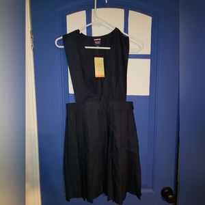 Girls 12 1/2 plus dark navy blue school uniform jumper French Toast New with tag